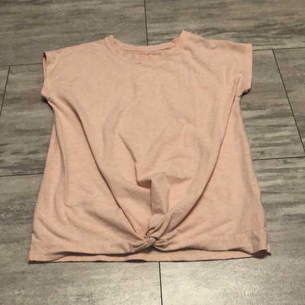 Girls tied T-shirt